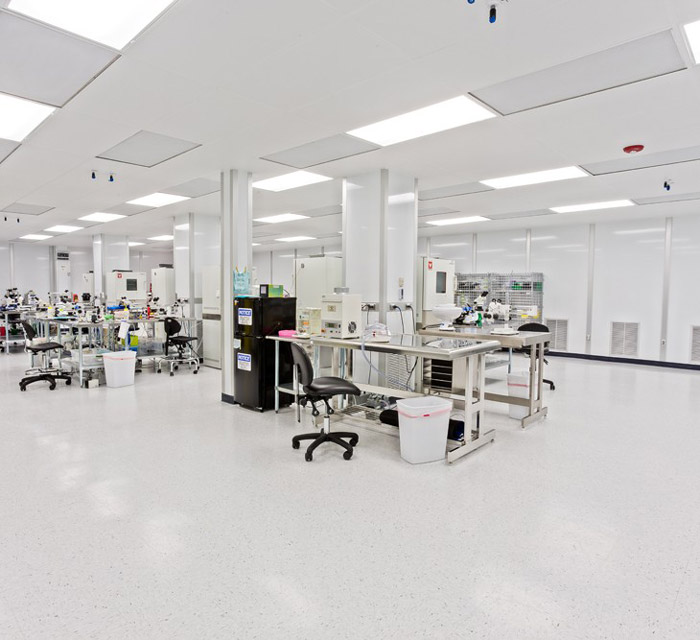 潔凈廠房工作區(qū)裝修設(shè)計效果圖