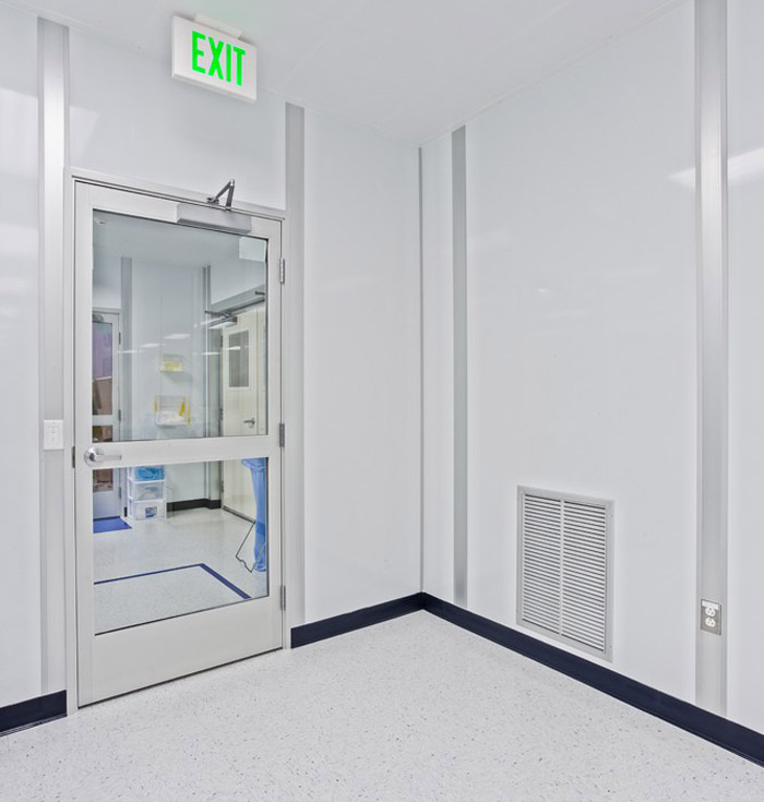 潔凈廠房進(jìn)門區(qū)裝修設(shè)計效果圖