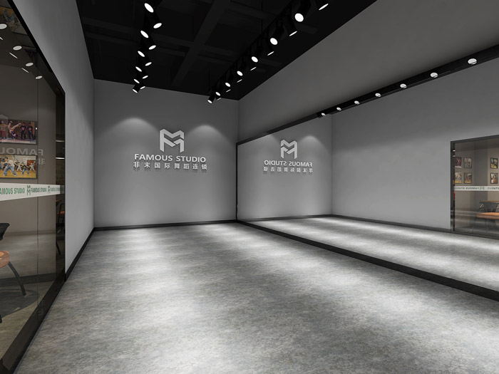 舞蹈培訓室教室裝修設計效果圖