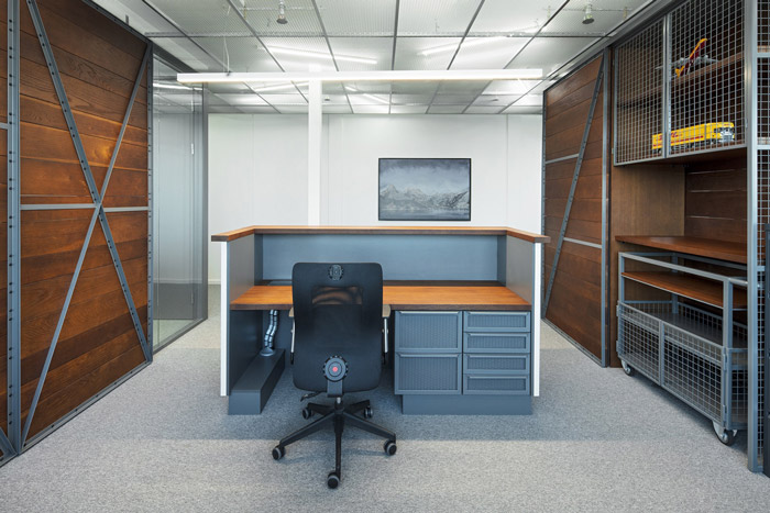 運輸公司辦公室前臺裝修設計效果圖