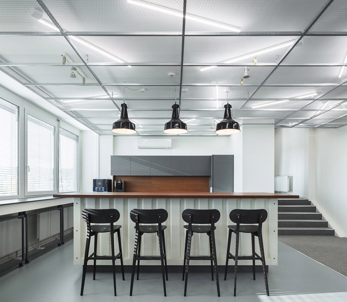 運輸公司辦公室吧臺裝修設計效果圖