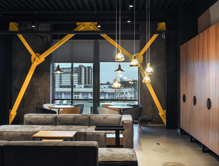 共享辦公空間交流區裝修設計效果圖