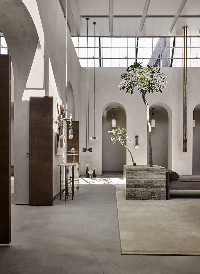 家具展廳進(jìn)門區(qū)裝修設(shè)計(jì)效果圖