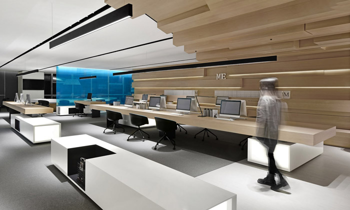 甲級寫字樓辦公區裝修設計效果圖