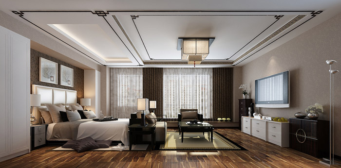 私人辦公室臥室裝修設(shè)計效果圖