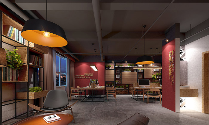 公寓辦公室過道裝修設計效果圖