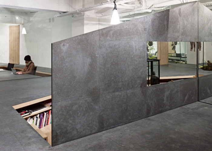 皮具公司辦公區裝修設計效果圖