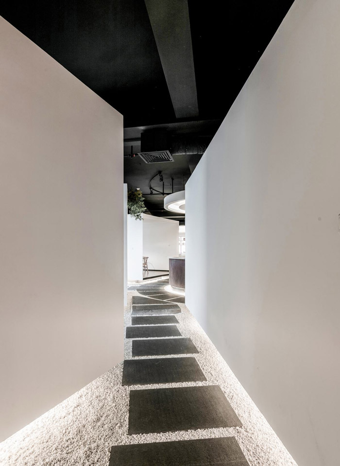 茶業(yè)公司辦公室過(guò)道裝修設(shè)計(jì)方案