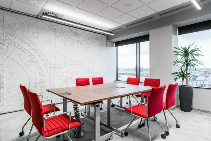 創意辦公空間小會議室裝修設計效果圖