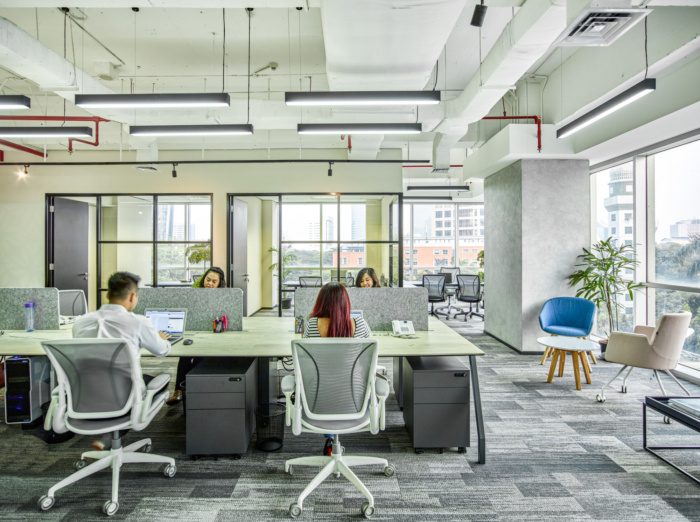 家具供應商辦公室辦公區裝修設計效果圖