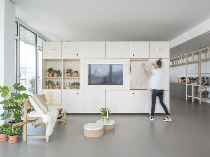 300平方辦公室接待區裝修效果圖