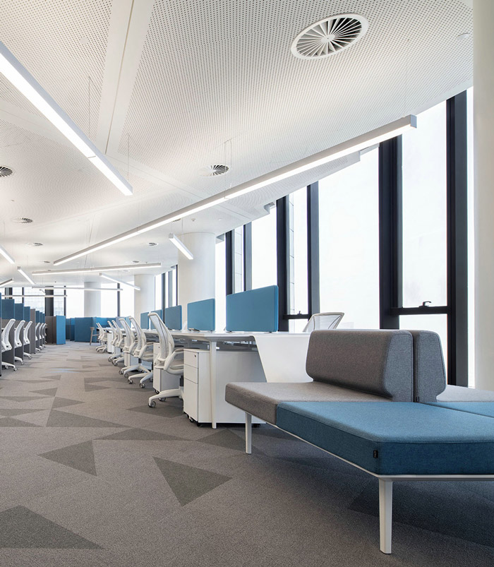 集團辦公室辦公區設計效果圖