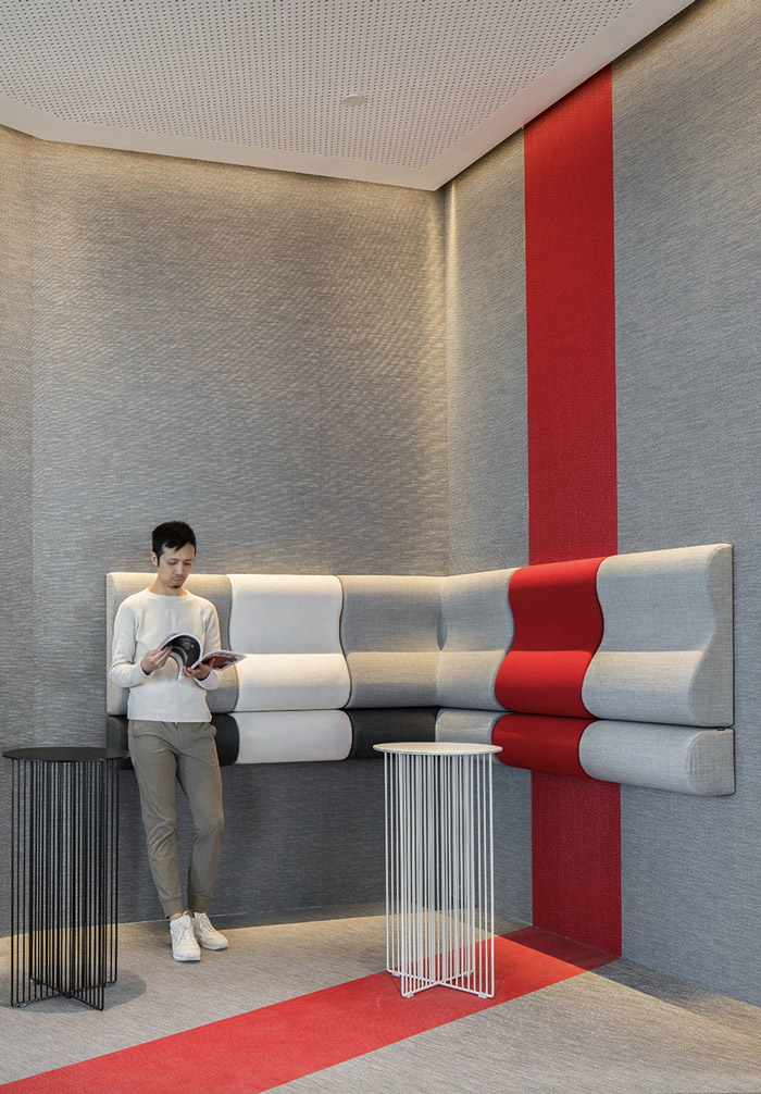 集團辦公室閱讀區設計效果圖