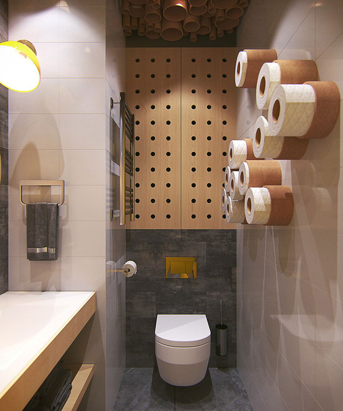 復古辦公室衛生間裝修效果圖