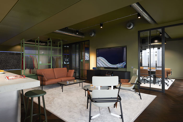 軟件公司辦公室開放區裝修效果圖