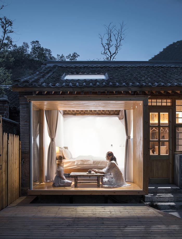 鄉村景區民宿交流區裝修設計效果圖