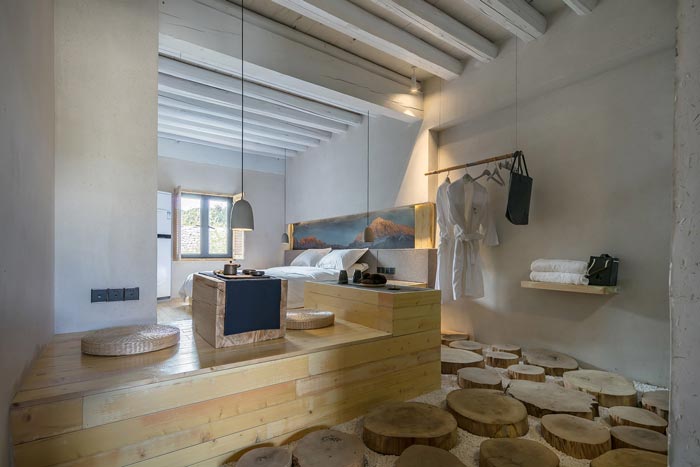 簡約民宿大床房裝修設(shè)計(jì)效果圖