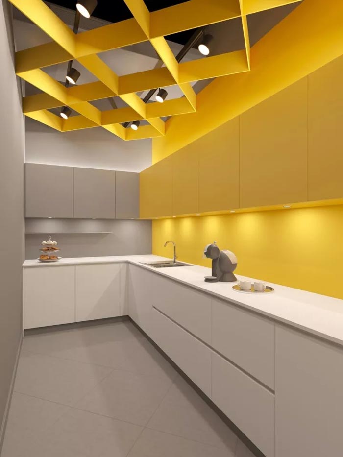 創意辦公空間茶水間裝修設計效果圖